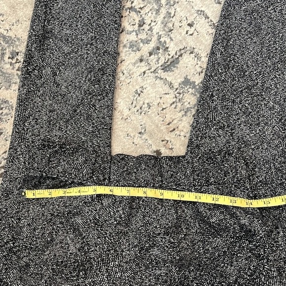 Lululemon On The Fly Pant Feathered Jacquard Black White / Black - Picture 10 of 10